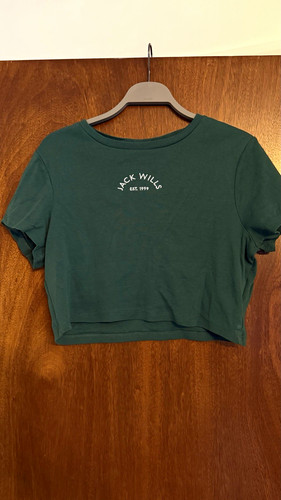 Jack wills green cropped - green,