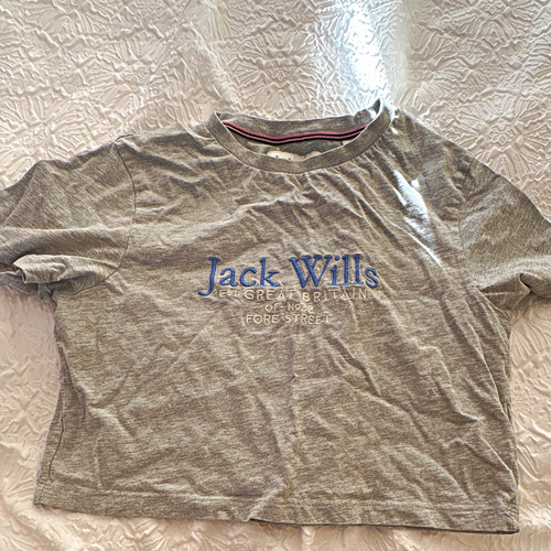Jack wills grey - jack, embroidered