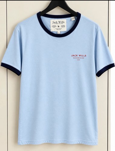 Jack wills men blue ringer - jack, men's
