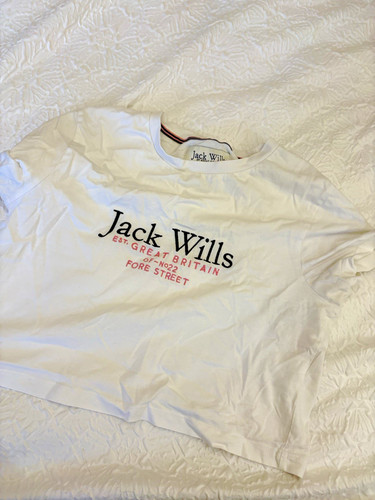Jack wills white logo graphic - logo,