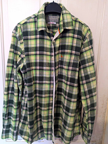 Jack wills men green plaid - jack,